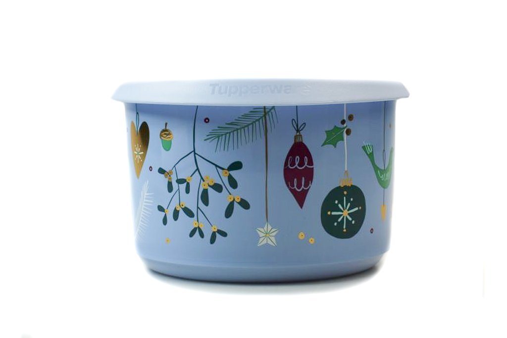 TUPPERWARE Vorratsdose Bingo 940 ml hellblau Weihnachten Vorrat Behälter von TUPPERWARE