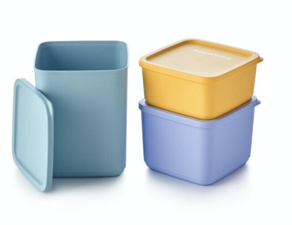 TUPPERWARE Vorratsdose Tupperware Cubix-set 3teilig 650ml 1,0l 1,8l Neu TUPPERWARE Vorratsdose Tupperware Cubix-set 3teilig 650ml 1,0l 1,8l Neu von TUPPERWARE