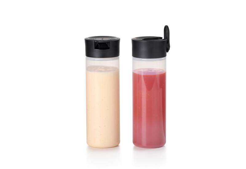 TUPPERWARE Vorratsdose Tupperware Durchblick-Quetschflasche 360 ml schwarz von TUPPERWARE