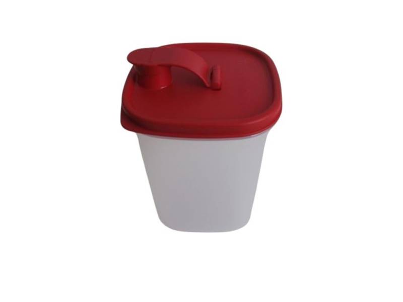 TUPPERWARE Trinkflasche Tupperware Erfrischer 1 Liter rot ohne Sieb von TUPPERWARE