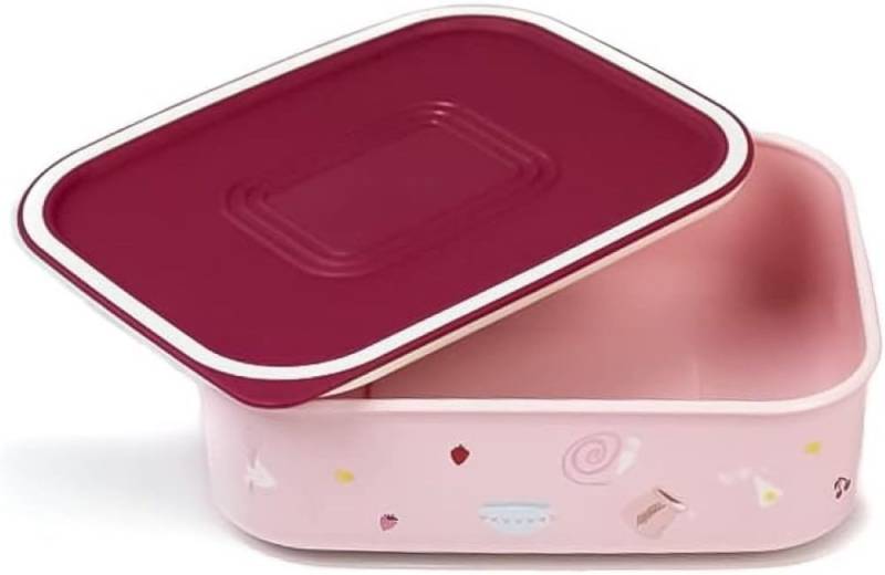 TUPPERWARE Vorratsdose Tupperware Quadro Disney 500ml rosa pink von TUPPERWARE