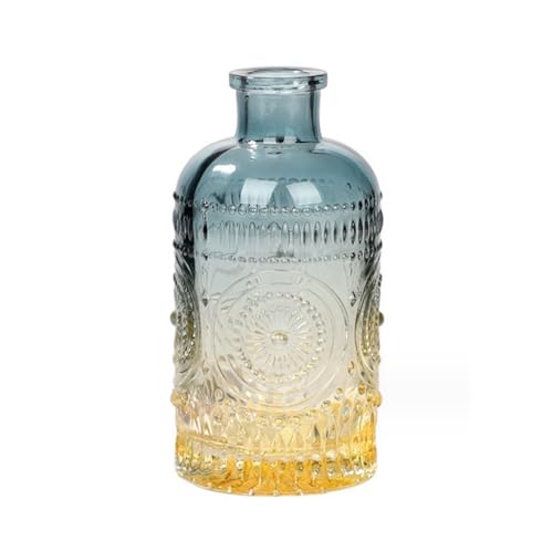 Glasvase im Barock-Stil, kleine Knospenvasen, Mini-Vintage-Blumenvasen, Aromatherapie, Glasflaschen, antike dekorative Vase, ästhetische Hochzeit, Tischdekoration, Tischdekoration für Zuhause, von TUPSYBL