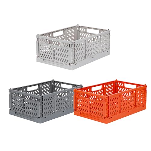 TURBO PRODUKTE 3er Set Klappkisten in Orange, Hellgrau und Grau – Praktisch, Platzsparend und Vielseitig für Zuhause, Büro und Unterwegs! Größe: Medium TURBO PRODUKTE 3er Set Klappkisten in Orange, Hellgrau und Grau – Praktisch, Platzsparend und Vielseitig für Zuhause, Büro und Unterwegs! Größe: Medium von TURBO PRODUKTE