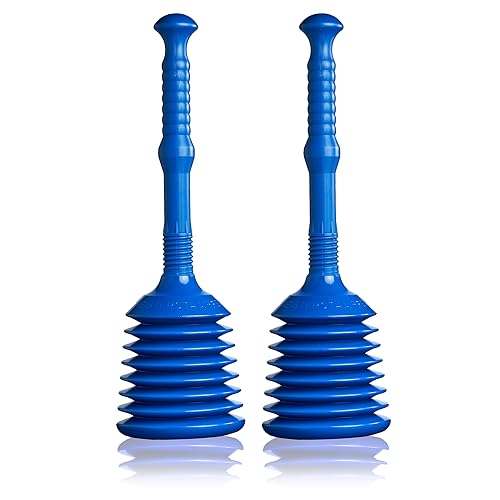 TURBO PRODUKTE Turbo Stampfer Blau - Pömpel rohrfrei - Saugglocke für Toilette, Waschbecken, Dusche UVM. - maximale Saugkraft - 5-faches Ansaugvolumen 2er Set TURBO PRODUKTE Turbo Stampfer Blau - Pömpel rohrfrei - Saugglocke für Toilette, Waschbecken, Dusche UVM. - maximale Saugkraft - 5-faches Ansaugvolumen 2er Set von TURBO PRODUKTE
