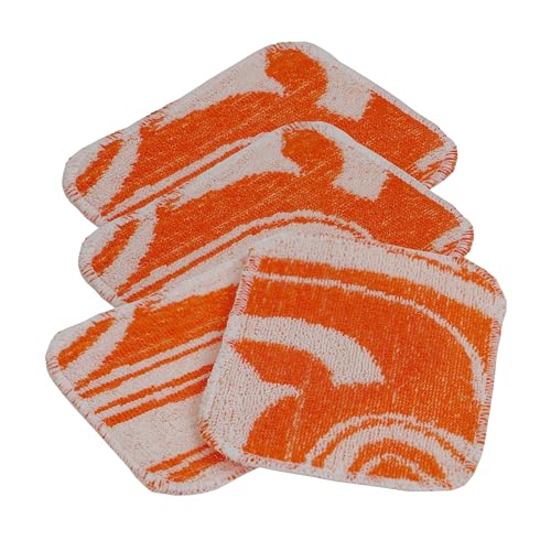 TURBO PRODUKTE TurboScrub 4er Set - Umweltfreundlicher Schwamm - 100% recycelte Baumwolle - Langlebig, Effizient & Vielseitig - Spülschwamm waschbar von TURBO PRODUKTE