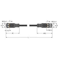 [NEUWERTIG] Turck 6628272 Sensor /Aktor Steckverbinder Konfektioniert Verbindungsleitung B-Ware von TURCK