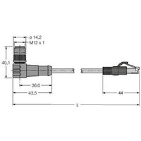 [NEUWERTIG] Turck 6935573 Sensor /Aktor Steckverbinder Verbindung Stecker Konfektioniert B-Ware von TURCK