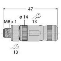 [NEUWERTIG] Turck Fw M8 St4 G Sb Me Sh 6.5 Sensorleitung Verbindungskabel Kabel Stecker B-Ware von TURCK