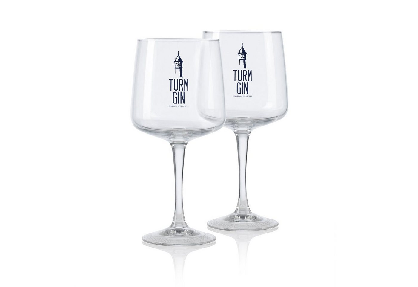 TURM GIN Weinglas Copa Glas mit Logo - 720 ml - 2er-Set von TURM GIN