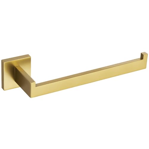 TURS Handtuchhalter, SUS 304 Edelstahl Handtuchstangen Badezimmer Handtuchhalter Wandmontage Handtuchhalter Badzubehör, Schrauben Montage, Gebürstetes Chrom Gold, Q7003GD von TURS
