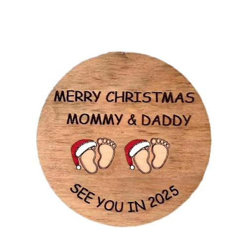 See You In 2025 Goodbye Christbaumschmuck Baby Taufe Deko 2 Optional von TURWXGSO