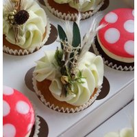 Waldmotiv Cupcake Topper | Cake Blumen Hochzeit Wald Dekor Boho Bouquet von TUSflowers