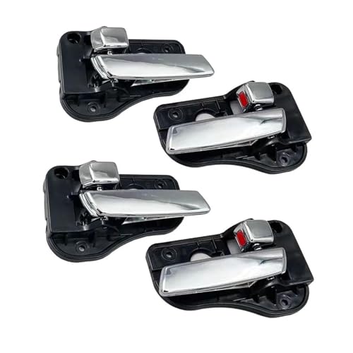 Innentürgriff für Kia Carens für Rondo 2007 2008 2009 2010 2011 2012 2013 82620-1D000 82610-1D000 Auto-Innentürgriff, Chrom, Innengriffe, Innengriffe, Innengriffe (1 Set) von TUTSFGFZH