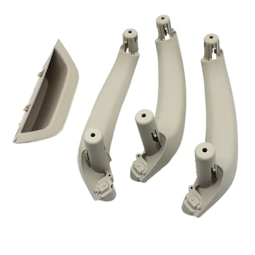 TUTSFGFZH Innentürgriff für X3 für X4 F25 F26 2010–2016 Linkslenker, Rechtslenker, 4-teiliges Set, Innentürgriff-Abdeckung, Ersatzteil, interne Autogriffe, Greif-Innengriffe, innen (LHD Creamy Set) von TUTSFGFZH