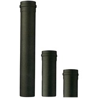 Tuttacasa - save pellet-ofen rohr porzellan D.12X100 schwarz matt MM.1,2 ohne dichtung von TUTTACASA