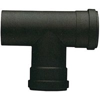 Save t-anschluss für rohr pellet ofen porzellan schwarz matt MM.1,2 D.8 weiblich-weiblich s/dichtung von TUTTACASA