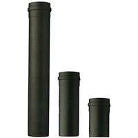 Tuttacasa - save pellet-ofenrohr porzellan D.12X50 schwarz matt MM.1,2 ohne dichtung von TUTTACASA