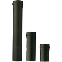 Tuttacasa - save pellet-ofenrohr porzellan D.8X25 schwarz matt MM.1,2 ohne dichtung von TUTTACASA