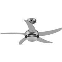 Ventilatore Soffitto Silver C / Telecomando + Luce von TUTTACASA