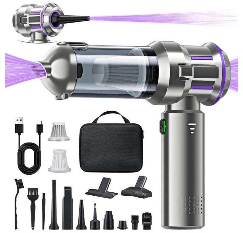TUWENA Akku-Handstaubsauger 4 in1 Handstaubsauger Standard Set, 16000PA Autostaubsauger Kabellos TUWENA Akku-Handstaubsauger 4 in1 Handstaubsauger Standard Set, 16000PA Autostaubsauger Kabellos von TUWENA