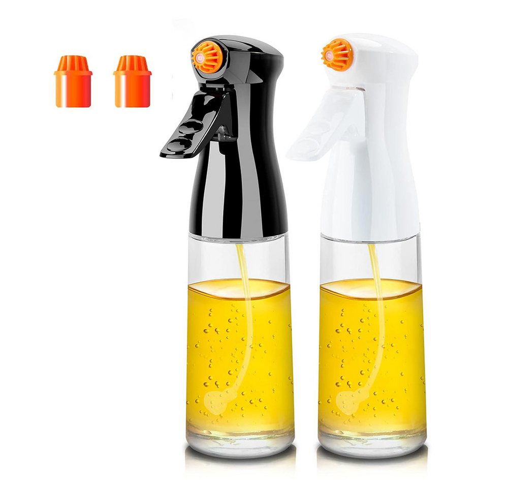 TUWENA Menage-Set 2 Stück Öl Sprühflasche 200ML mit 2 Stück Verbesserte Düse von TUWENA