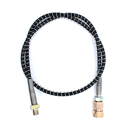 TUXING Hochdruck-Federfüllstationen Nachfüllschlauch, mit 8mm Schnellkupplung, M10 Buchse Federschlauch für PCP/Automatische Handpumpe Hochdruckluftpumpe und für Kompressor von TUXING