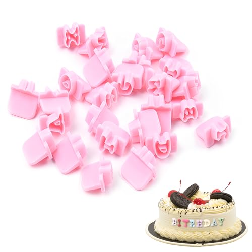 Buchstaben Ausstecher aus Kunststoff, Alphabet Keksform Großbuchstaben DIY Set, Handgefertigte Kunststoff Fondant Form für Kekse Kuchen Plätzchen Schokolade Backwerkzeug für Torte Dekoration von TUYOBG