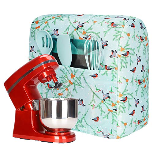 Kitchenaid Mixer-Abdeckungen mit Tasche und niedlichem Druck, kompatibel mit 6-8 Quart Kitchenaid und Hamilton Mixern, Pioneer Woman Küchenzubehör, kleine Geräte-Staubschutz von TUYUU