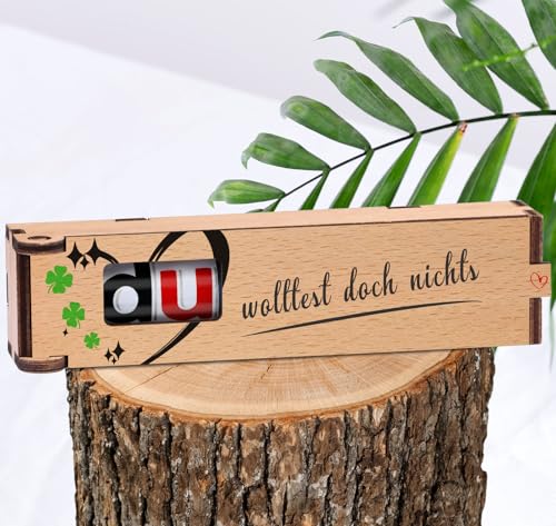 TUZELIYA Nichts Geschenk - Du wolltest doch nichts - Duplo Geschenkbox - Nichts Geburtstagsgeschenk - Lustige Geschenke für Männer - OHNE Duplo von TUZELIYA