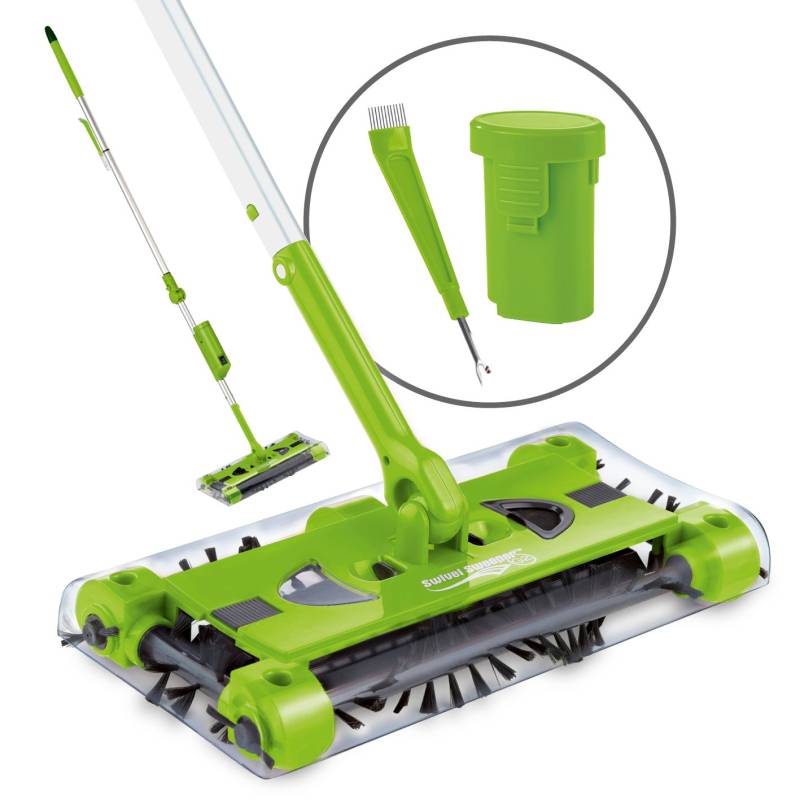 Akku-Besen Swivel Sweeper G2 + Ersatz-Akku - limegreen von TV Werbung Unser Original