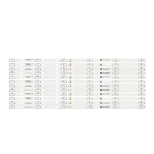 TVAAGHBCBR 12 stücke/Kit Led-hintergrundbeleuchtung Streifen Kompatibel for TCL 55C715 55C717 55C716 55C78 TCL-55P10-3030FC-12X6-LX20200106 YHF-4C-LB5506-YH10J von TVAAGHBCBR