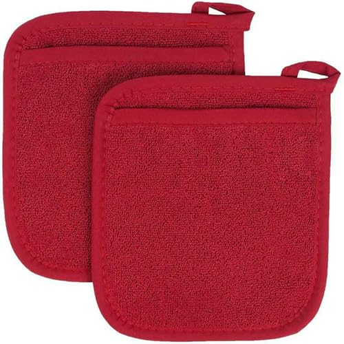 TVIVID 1 Paar Backhandschuhe, Verbrühungsschutz, Mikrowellen-Ofen-Frottee-Handschuhe, Kollektion, Küchenzubehör, Tuch, Topflappen von TVIVID