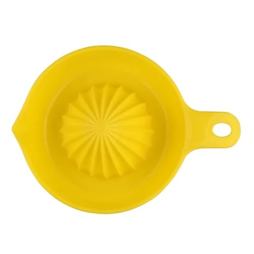 1 stück Küche Zitrusfrüchte Squeezer Orange Hand Manuelle Entsafter Küchenwerkzeuge Zitrone Lebensmittelqualität Kunststoff(Yellow) von TVJSIVQB