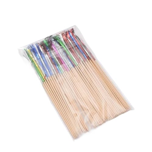 100Pcs Bunte Quaste Kuchen Topper Dekorative Sticks Einweg Cocktail Picks Tisch Dessert Obst Hochzeit(100Pcs 23CM) von TVJSIVQB