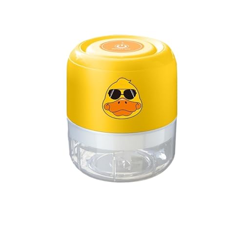 250ML Mini Elektrischer Knoblauchzerkleinerer USB-Fleischstampfer Robuster, langlebiger Zerkleinerter Ingwer-Gemüsezerkleinerer Küchenhelfer(100ml) von TVJSIVQB