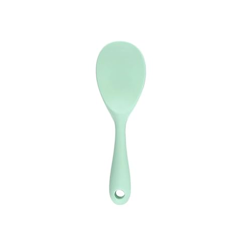 Hitzebeständiger Reislöffel aus Silikon, Küchenwerkzeug, Kochschaufel for den Haushalt, die Topf nicht beschädigt(Green-1) von TVJSIVQB