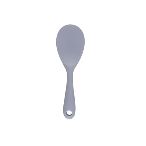 Hitzebeständiger Reislöffel aus Silikon, Küchenwerkzeug, Kochschaufel for den Haushalt, die Topf nicht beschädigt(Grey-1) von TVJSIVQB
