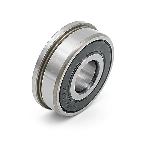 TVKSIPAR 1 Stück F6201 F6201RS F6201-2RS 12 x 32 x 10 Flanschlager, Miniatur-Rillenkugellager, abgedichtete Kugellager von TVKSIPAR