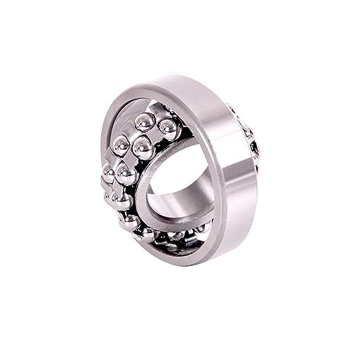 TVKSIPAR 2 Stück Lager 1200 1201 1202 1203 1204 1205 1206 1207 1208 zweireihiges selbstausrichtendes Kugellager(1204 20x47x14mm) von TVKSIPAR