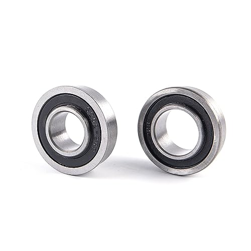 TVKSIPAR 2 Stück Lager F6202 F6202RS F6202-16-2RS 13 x 35 x 11 mm Flansch ABEC-1 Miniatur-Rillenrillen-Gartenwagen-Kugeldichtung, Schubkarrenlager(12mm) von TVKSIPAR
