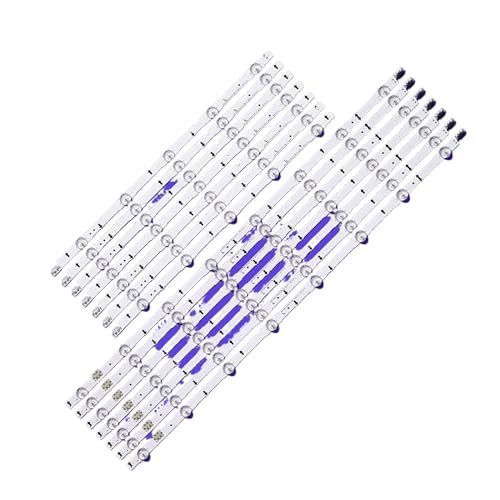 TVKSIPAR LED-Streifen (14) passend for Samsung UE60J6200AW UE60H6300 UE60J6240AK UE60H6270 UE60J6240 UE60H6250 UE60H6200 BN96-30433A 30434A 30421A von TVKSIPAR