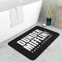 Das Büro Badematte Tv-Show Geschenk Badteppich Michael Scott Dwight Schrute Farms Badezimmer Dekor von TVShowGiftShop