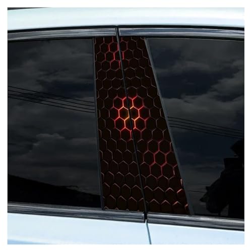 4 Stück Auto Aufkleber, für Toyota Yaris Cross SUV 2021 2022 2023 2024 B Säulen Aufkleber Auto Waben Motiv, Auto Säule Protektor, Auto B-Säule Schutz Aufkleber,B 4 Stück Auto Aufkleber, für Toyota Yaris Cross SUV 2021 2022 2023 2024 B Säulen Aufkleber Auto Waben Motiv, Auto Säule Protektor, Auto B-Säule Schutz Aufkleber,B von TVVXIO
