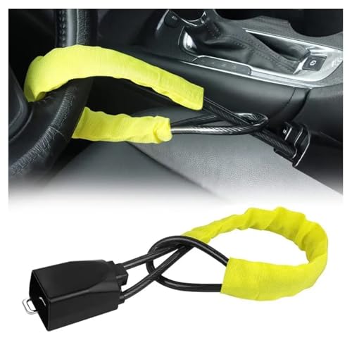 Lenkradkralle, für Audi A3 A4 A5 A6 A7 Q3 Q5 Q7 B8 B9 C7 C8 8V S3 S4 S5 2021-2024 Lenkradschloss für Auto, Einziehbares Auto Lenkradschloss, Diebstahlsicherung auto,B von TVVXIO