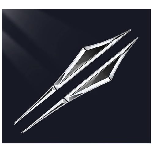 TVVXIO 3D car Sticker Autoabzeichen Emblem, für Nissan Qashqai J12 J11 J10 J11 J12 3D Metall Chrom Selbstklebende Logo Emblem Außendekoration Zubehör,A von TVVXIO