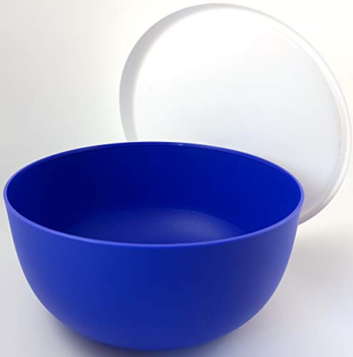 TW 1a Tupperware - Salatschüssel Ergonomica - 4,3L - blau lila weiß von TW