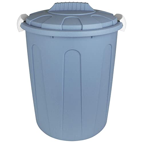 TW24 Maxitonne mit Deckel 23L mit Farbwahl Pastell Farben Windeleimer Abfalleimer Kunststoff Mülltonne Abfalltonne Mülleimer Müllsammler (Pastell Blau) von TW24