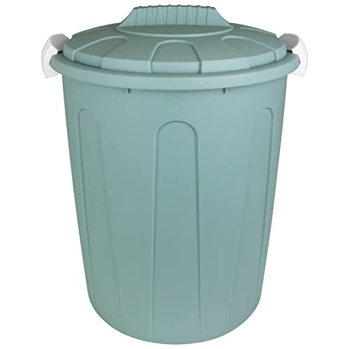 TW24 Maxitonne mit Deckel 23L mit Farbwahl Pastell Farben Windeleimer Abfalleimer Kunststoff Mülltonne Abfalltonne Mülleimer Müllsammler (Pastell Grün) von Bluecool