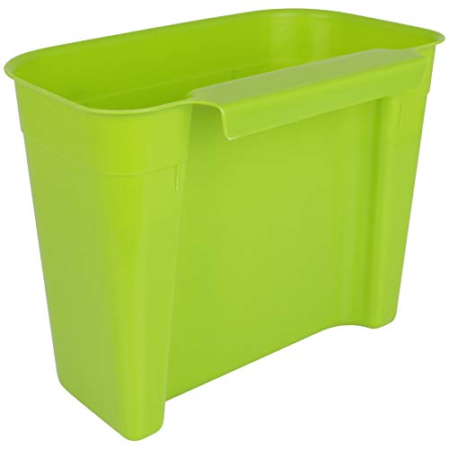 TW24 Mülleimer Küchenschranktür mit Farbwahl hängender Abfalleimer Mülltonne Abfallsammler für Schranktür (Grün) von TW24