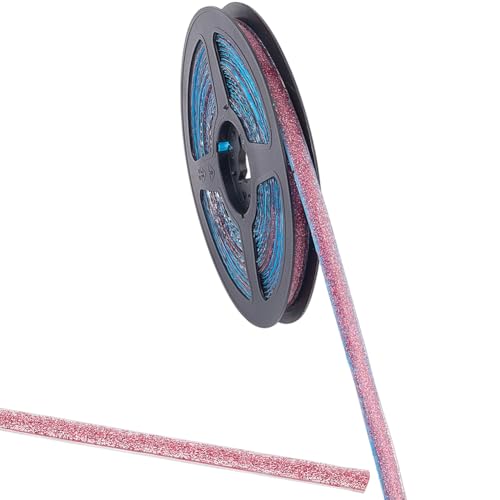 TWALOTPEX Dichtband, Dichtungsstreifen 6 m x 8 mm Keramikfliesen-Schimmelschutz-Spaltband, dekoratives Dichtungsband, selbstklebender Dichtungsstreifen(Red) von TWALOTPEX